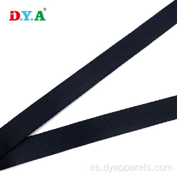 Correo de nylon negro de 1.5 pulgadas 20 mm para acampar